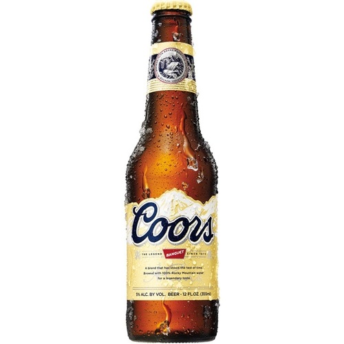 Coors Banquet bottle