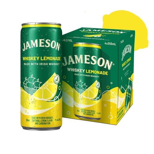 Jameson Cocktails • Lemonade 4pk-12oz, 48OZ | Jameson | Jameson