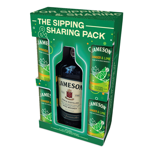 Jameson Irish Whiskey • with 4 Rtd Cans | Spec's Wines, Spirits