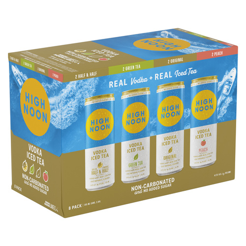 High Noon Sun Sips • Iced Tea Lake Pack 8pk-12oz | Spec's Wines