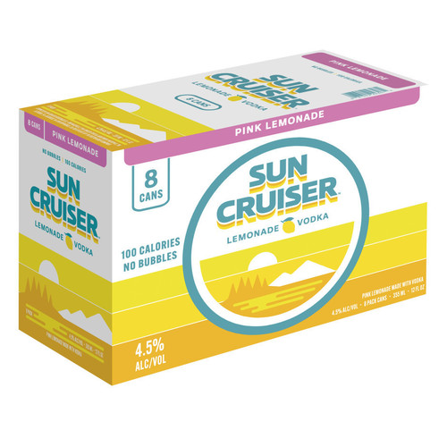 Sun Cruiser Vodka + Pink Lemonade 8pk-96oz | Spec's Wines, Spirits