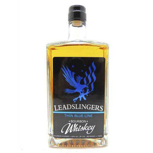 Leadslingers • Thin Blue Line Bourbon Whiskey 6 / Case