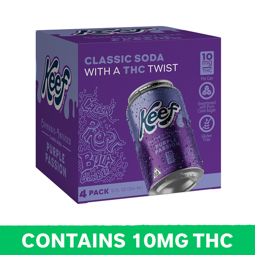 Purple Passion Soda 10mg Delta 9 4pk Can | Spec's Wines, Spirits