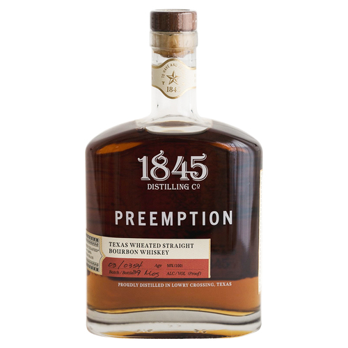 1845 Preemption Texas Wheated Bourbon