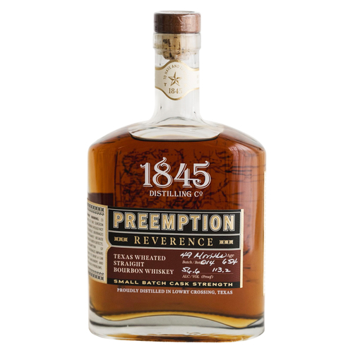1845 Preemption Reverence Wheated Bbn Cask Strength