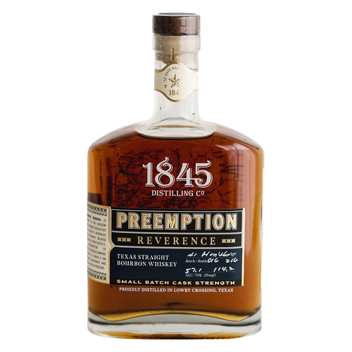 1845 Preemption Reverence Bourbon Cask Strength