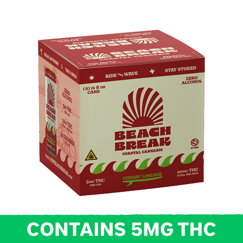 Cherry Lime Seltzer 5mg Delta 9 4pk Can | Spec's Wines, Spirits