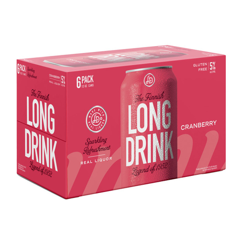 Long Drink Cocktail Cranberry 6pk-355ml | Spec's Wines, Spirits